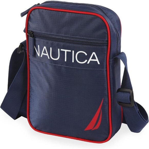 Handbags - W0men's Navy/Red Sling Adjustable shoulder bag polyester material